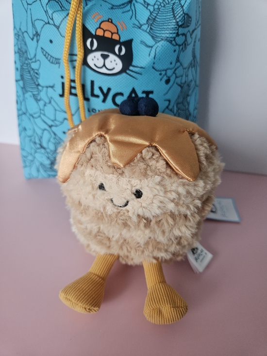 Jellycat Other - Jellycat Caramel Pudding Plush Bag Charm - Tan